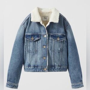 Zara Girls
FLEECE TRIM DENIM JACKET